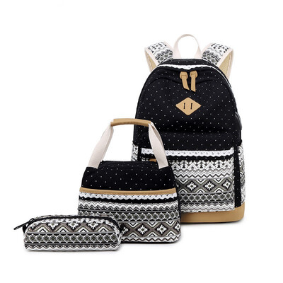 

NeillieN canvas bag ladies shoulder bag handbag fashion bag three-piece meal bag