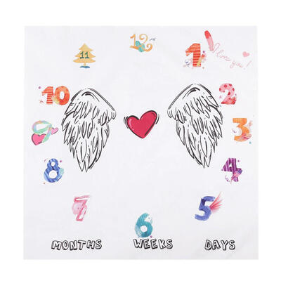 

Baby Photography Props Newborn Fashion Cute Wing Digital Print Soft Blanket