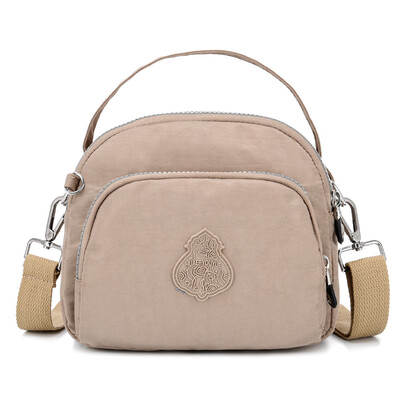 

Waterproof nylon bags for ladies with inclined bags&light canvas bags for multi-storey leisure tourism