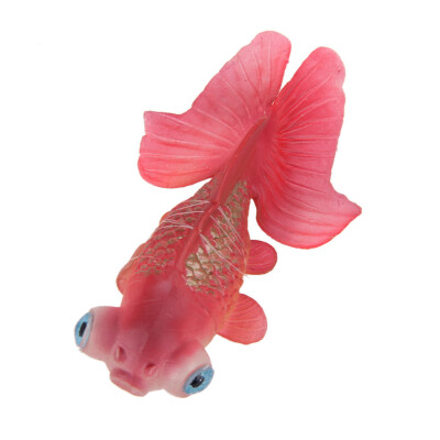 

Artificial Silicone Resin Goldfish Aquarium Ornament Fishing Tank Decorate