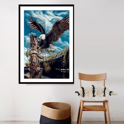 

Diamond Embroidery Eagles Diamond Mosaic Animal Cross Stitch Diamond Painting Needlework 5d Diy Home Decoration