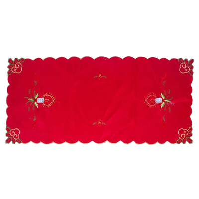 

Toponeto 1PC Bowl Fork Placemat Mat Decoration Home Party Christmas Dining Table A