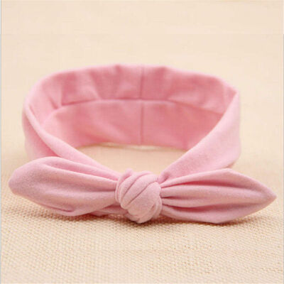 

Cute Baby Headband Toddler Kids Girls Bow Hairband Turban Knot Rabbit Headwear