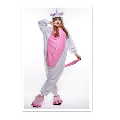 

Adult animal pajamas cartoon pajamas Cosplay womens mens winter unisex flannel panda unicorn pajamas