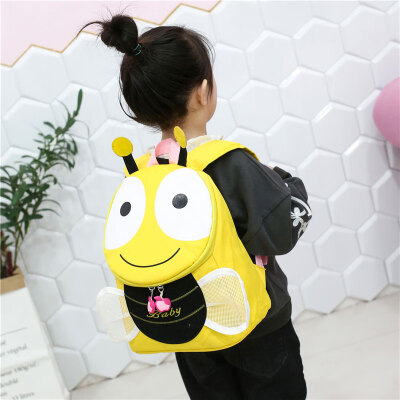 

Little Bee Bag Kindergarten Shoulder Childrens Bookbag Baby Cartoon Backpack Travel Lovely Light Infant Tide