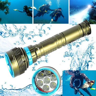 

Saidsome Underwater 200m 20000LM 7x XM-L2 LED Scuba Diving Flashlight 3X1865026650 Torch flashlight lamp