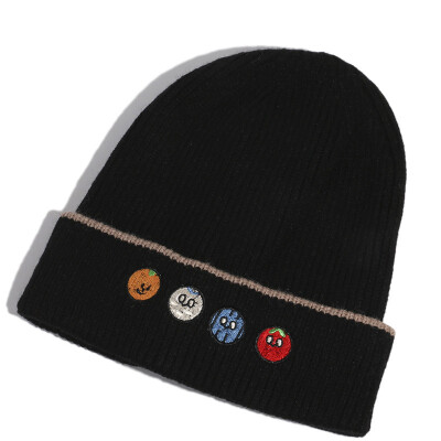 

Hat Lady Autumn&Winter Korean Edition Chao Wool Cap Fashion 100 Sets Knitted Cap Lovely Cartoon Korean ins Mens Cold Cap