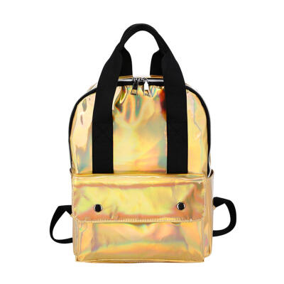 

Hologram Laser Backpack Women Rucksack School Bags Travel Student Book Bags
