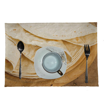 

Toponeto Creative Mexican Burrito Placemat Home Kitchen Restaurant Bar Placemat