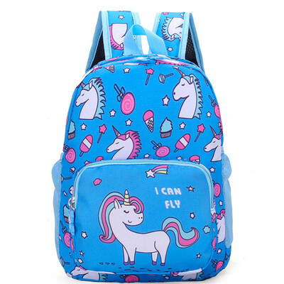 

Kids Children Unicorn Backpack Kindergarten Boys Girls Cartoon Unicorn School Book Bags