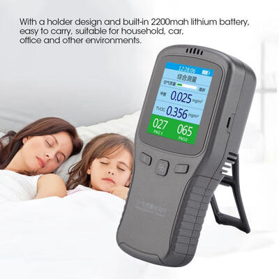 

Greensen Digital Formaldehyde CH2O TVOC PM10 pm25 Air Quality Gas Detector Monitor