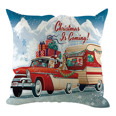 

Tailored Christmas Pillow Cover Pillowcases Decorative Sofa Cushion Cover Home Decoration