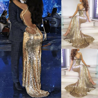 

SUNSIOM Maxi Women Wedding Bridesmaid Dresses Evening Party Cocktail Ball Prom Gown
