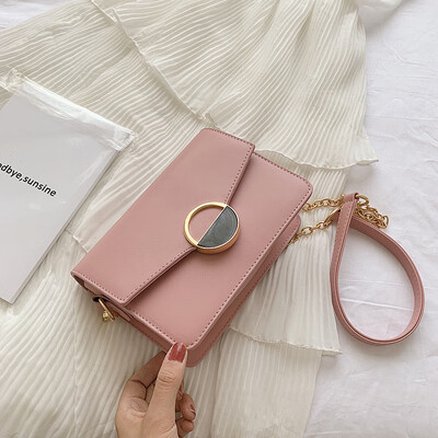 

Qiao Bani 2019 new Korean chic fashion solid color chain small square bag wild single shoulder diagonal trend handbags