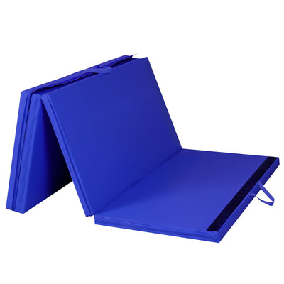 

4 x 8 x 2" Folding Panel Exercise Gymnastics Mat-Blue