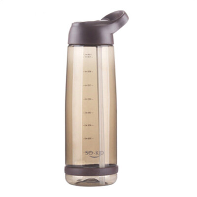 

550ml 850ml 1000ml Outdoor Straw Water Bottle Big Capacity Sports Drinkware