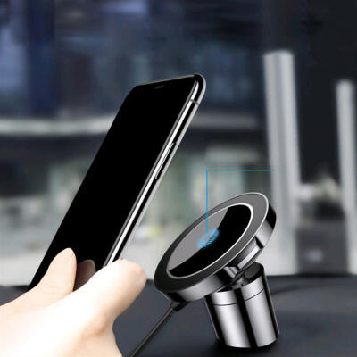 

Baseus Big Ear Qi Wireless Charger Magnetic Car Mount Holder Clamp Paste Stand For IPHONE X 8 Samsung Note 8 S8 S7