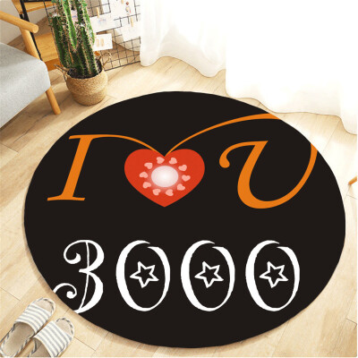 

〖Follure〗I Love You Three Thousand Text Carpet Childrens Room Home Decoration