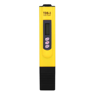 

Digital LCD Water Quality Testing Pen Purity Filter TDS Meter Tester 0-9990 PPM Temp Portable TDS Meter Tester Water Test Pen