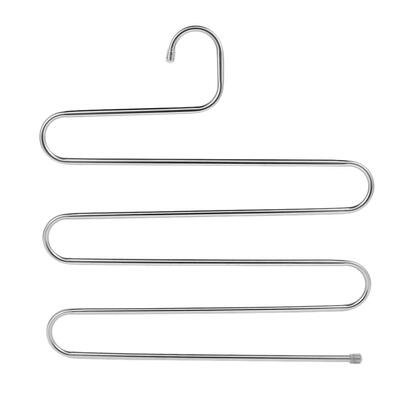 

Stainless Steel Pants Trousers Hanger Clothes Rack Closet Holder Organizer