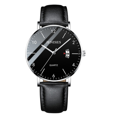 

Black Creative Watch Men Top Brand Luxury Mens Quartz Ultra Thin Watch Steel Mesh Date Waterproof Clock Male relogio masculino