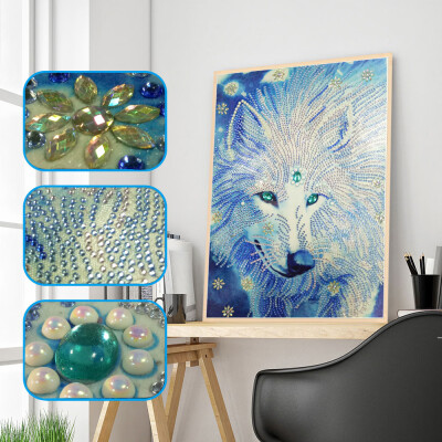 

Siaonvr Special Shaped Diamond Painting DIY 5D Partial Drill Cross Stitch Kits Crystal R