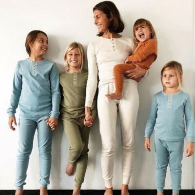 

UK Toddler Kids Baby Boys Girls Tops T-shirt Pants Pajamas Sleepwear Outfit sui