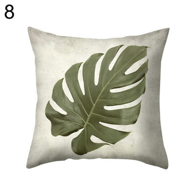 

Retro Flower Plant Throw Pillow Protector Case Cushion Cover Bedding Articles