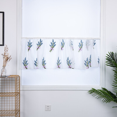 

Gobestart 1Pcs Voile Curtain Swags All Colours Pelmet Valance Net Curtains Voile Swag