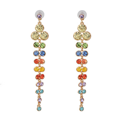 

2019 za Natural Stone Beads Drop Earrings For Women Vintage Crystal Bird Pendant Dangle Earrings Statement Jewelry