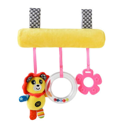 

Cartoon Animal Baby Squeaky Crib Rattle Bed Stroller Hang Bell Appease Toys