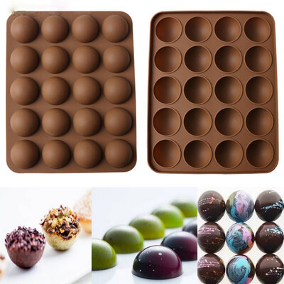 

Hemispherical Chocolate Mold Home Garden Kitchen Dining Bakeware Baking Pastry Tools