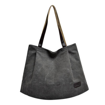 

Big Shoulder Handbags Women Canvas Shopping Totes Casual Top-handle Bags