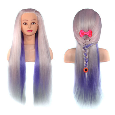 

〖Follure〗Colorful Hair Styling Wig Practice Training Head Mannequin Hairdressing