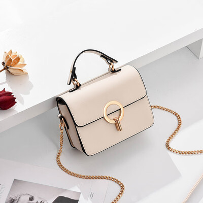 

The new womens Korean version of the hand-held chain single-shoulder bag is fashionable&the foreign gas slanted the small squ
