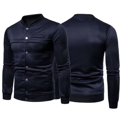 

SUNSIOM Mens Winter Slim Casual Warm Baseball Sweatshirt Coat Jacket Outwear Sweater