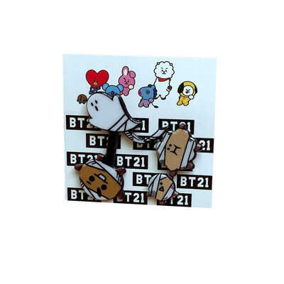 

dongguanjingxi 2 Pack Kpop BTS Brooch Pin Bangtan Boys Halloween Acrylic Badge
