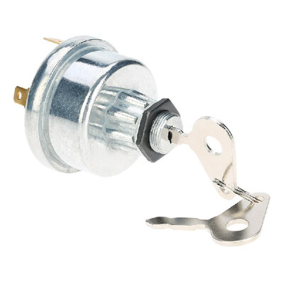 

Ignition Switch with 2 Keys Universal for Car Tractor Trailer 4 Position OffOn HeaterIgnition 35670