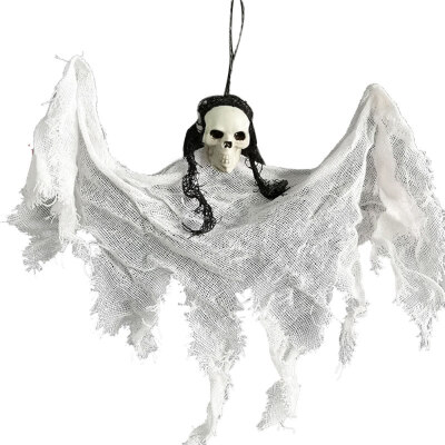 

Horrible Scary Skull Ghost Ornament Halloween Party Haunted House Bar Decoration