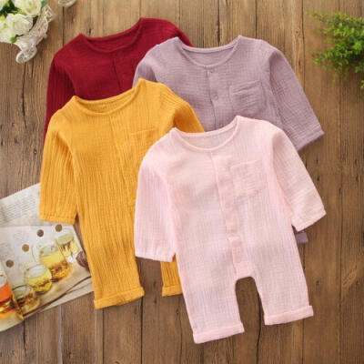 

US Toddler Baby Girls Long Sleeve Romper Jumpsuit Autumn Clothes Tops Sets 3-24M