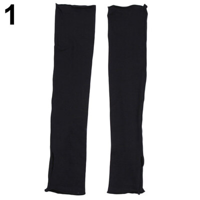

Women Long Fingerless UV Sun Protection Driving Cover Arm Sleeves Mittens