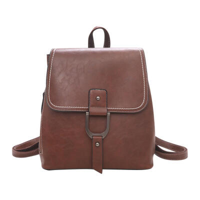 

Travel PU Leather Backpack Women School Bags Teenage Girls Shoulder Bags