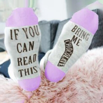 

Personal Socks Letter Printed Socks If You Can Read This Bring Me A Beer Funny Socks Unisex Socks