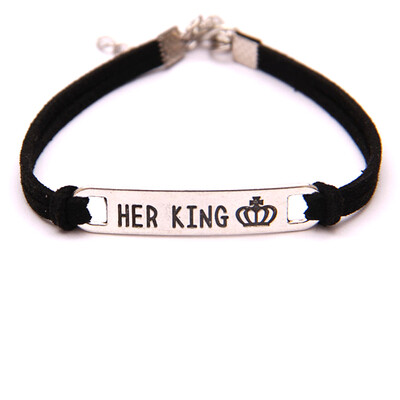 

Couples Bracelets Set King&Queen Bracelet Handmade Lovers Bracelets