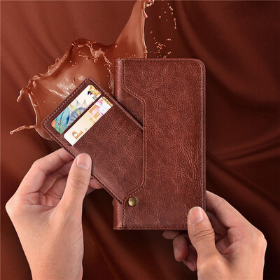 

For iPhone 7 Wallet Cases Luxury Leather Detachable New Multifunction Mini With Card Pocket Phone Case