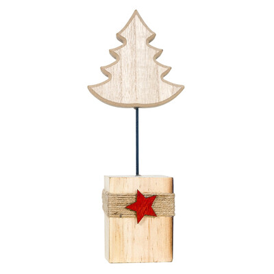 

〖Follure〗Wooden Mini Christmas Tree Desktop Ornaments Merry Christmas Party Decor