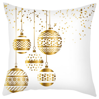 

Siaonvr Merry Christmas Short Plush Pillowcase Sofa Pad Set Home Decoration 18x18 Inch