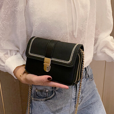 

New matte small bag female 2019 new wave Korean version of the wild single shoulder slung ins fashion chain small square bag