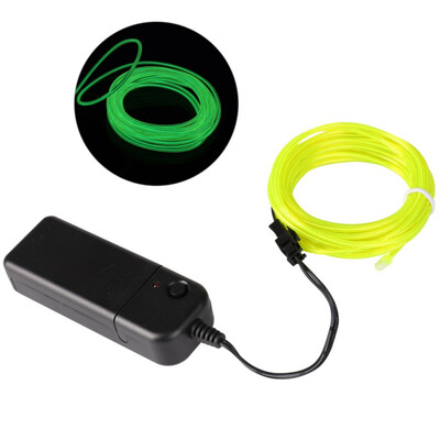 

3 m EL Wire Mask Light Up Neon Skull LED Mask Glow light line Rope Tube Cable for Party Costumes Glowing Mask