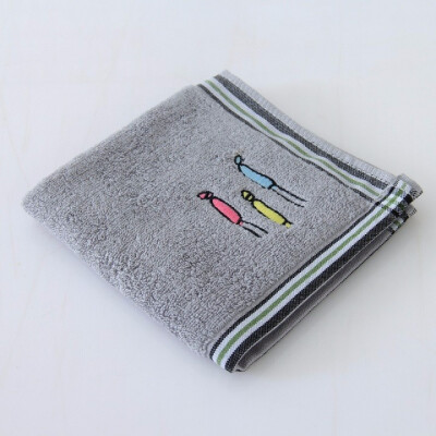 

New Square Hand Towel 100 Cotton 3535cm Absorbent Home Textile Washcloth 5 colors Towel